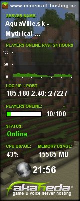 AquaVille.sk - Mythical survival, progres